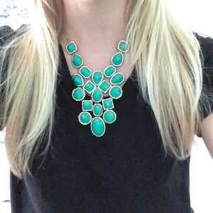 Turquoise statement necklace